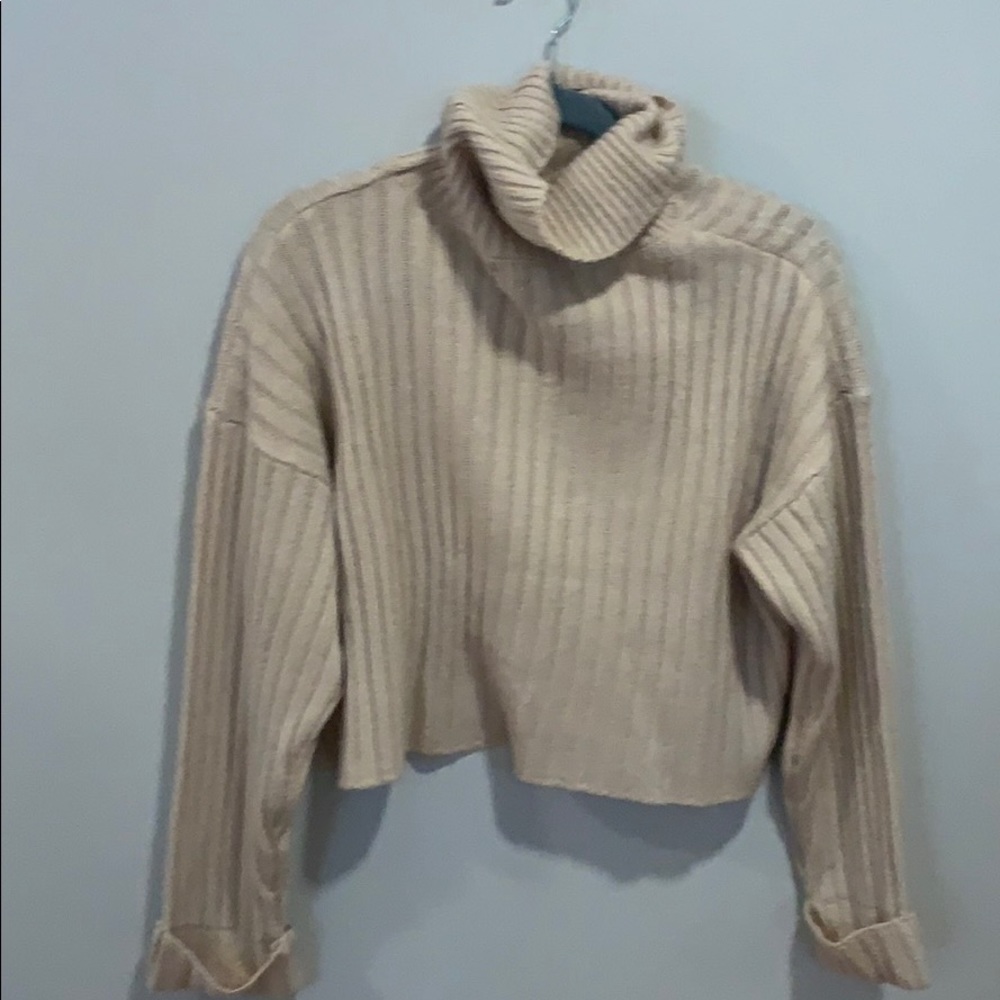 Beige Forever 21 Turtleneck